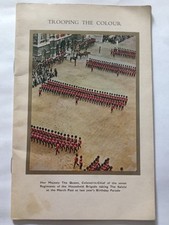 Vintage trooping colour for sale  LEEDS