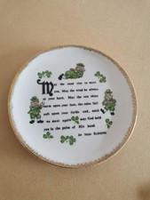 Irish blessing plate for sale  HUDDERSFIELD