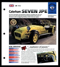 Caterham seven jpe d'occasion  Expédié en Belgium