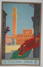Cartolina siena pubblicitaria usato  Torino