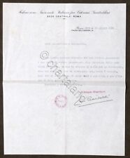 Lettera con autografo usato  Vimodrone