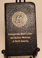 Libro de cuotas de unión de carniceros y cortadores de carne amalgamados de Chicago 1952-1956 segunda mano  Embacar hacia Mexico