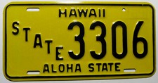Nummernschild hawaii aloha gebraucht kaufen  Bonn