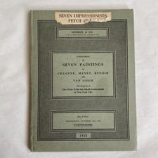 Sotheby catalogue cezanne for sale  BUSHEY
