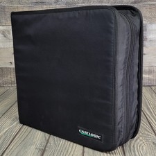Usado, Case Logic 208 CD/DVD fichário de armazenamento em excelente estado usado preto nylon com zíper Blu-ray vintage comprar usado Usado, Case Logic 208 CD/DVD fichário de armazenamento em excelente estado usado preto nylon com zíper Blu-ray vintage comprar usado  Enviando para Brazil