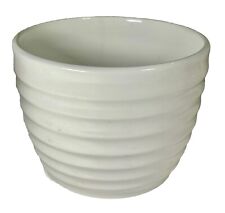 White ceramic ribbed for sale  Boca Raton