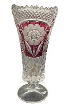 ruby crystal vase for sale ruby crystal vase for sale WARRINGTON