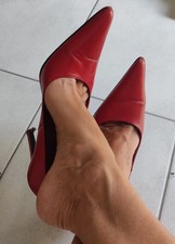 Scarpe décolleté rosse usato  Tirano