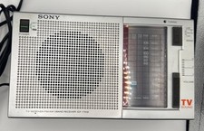 Receptor de TV vintage Sony rádio TV clima FM AM 3 bandas som funciona - ICF-770W comprar usado  Enviando para Brazil