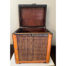 Vintage wood box for sale  Leicester