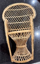 Vintage peacock wicker for sale  TRURO