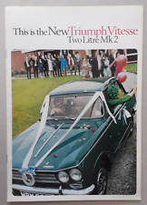 Triumph vitesse mk2 for sale  BOURNE