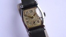 Art Deco square rectangular watch manual wind men's unisex fancy case comprar usado  Enviando para Brazil