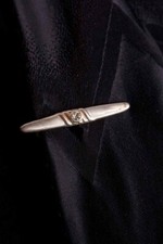 Vintage krawattenhalter silber gebraucht kaufen  Berlin