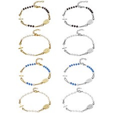 Pulseira cristã folheada a ouro Virgem Maria rosário contas corrente cruzada para mulheres Adj, usado comprar usado  Enviando para Brazil