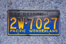 1960s oregon license for sale  Boulder