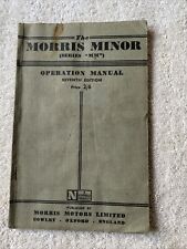 Morris minor operation for sale  HUNTINGDON