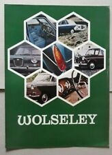 Wolseley range brochure for sale  BOURNE