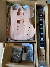 Usado, Kit de guitarra elétrica faça você mesmo corpo de madeira Okoume (item caixa aberta) comprar usado  Enviando para Brazil