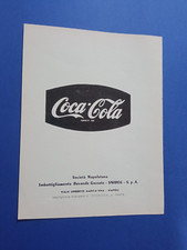 Pubblicita 1962 coca usato Pubblicita 1962 coca usato  Roma
