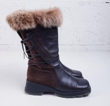 Botas de inverno com cadarço e forro de pele biqueira quadrada comprar usado Botas de inverno com cadarço e forro de pele biqueira quadrada comprar usado  Enviando para Brazil