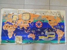 Affiche planisphere chocolat d'occasion  Vaux-sur-Mer