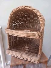 Wicker vegetable basket for sale  EPPING