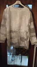 Weiße damenbluse transparent gebraucht kaufen  Müllheim
