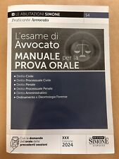 Esame avvocato. manuale usato  Novara