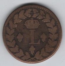 Décime couronnée 1815 d'occasion  Étais-la-Sauvin