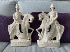 Pair antique staffordshire for sale  PLYMOUTH
