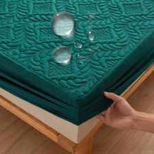 Protector de Colchón Acolchado Transpirable Funda de Colchón Sábana Ajustable Sin Funda de Almohada segunda mano  Embacar hacia Mexico