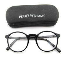 Óculos Pearle Vision SOMENTE ARMAÇÕES 49 - 21 - 145 VP2003 1001 redondo preto comprar usado  Enviando para Brazil