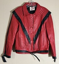 Vintage red leather for sale  Marshall