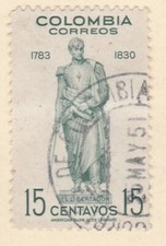 Colombia 1948 15c usato  Bari