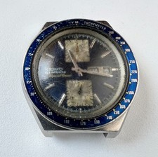 SEIKO 6138-0030 relógio cronógrafo automático vintage masculino mostrador azul KAKUME comprar usado  Enviando para Brazil