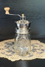 Novo moedor de café de aço inoxidável com frasco de tinta de pedreiro bola vintage, transparente comprar usado  Enviando para Brazil