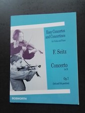 Partition seitz concerto d'occasion  Milly-sur-Thérain