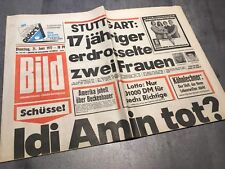 Bildzeitung 1977 juni gebraucht kaufen  Lingen (Ems)