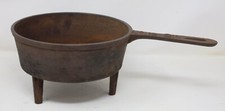 Antigo forno holandês Pocasset de ferro fundido #1-1/2" 9 polegadas 3 pés com marcas de portão comprar usado  Enviando para Brazil