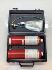 Usado, Cilindros e kit de mistura de composição de gás GasTech e estojo plástico comprar usado  Enviando para Brazil