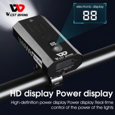 WEST BIKING 800 lúmens luz frontal de bicicleta à prova d'água luz LED recarregável USB, usado comprar usado WEST BIKING 800 lúmens luz frontal de bicicleta à prova d'água luz LED recarregável USB, usado comprar usado  Enviando para Brazil