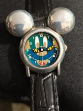 Raro relógio vintage em forma de Mickey Mouse com mostrador que muda de cor + bateria nova comprar usado Raro relógio vintage em forma de Mickey Mouse com mostrador que muda de cor + bateria nova comprar usado  Enviando para Brazil