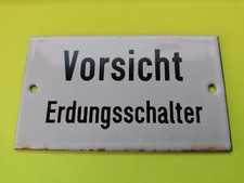 Altes emailleschild flach gebraucht kaufen  Bremerhaven