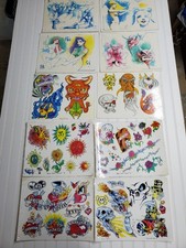 Lote de 10 páginas laminadas de arte flash tatuagem anos 90 pistas foscas 94 Tracy 04 JG 96 comprar usado Lote de 10 páginas laminadas de arte flash tatuagem anos 90 pistas foscas 94 Tracy 04 JG 96 comprar usado  Enviando para Brazil