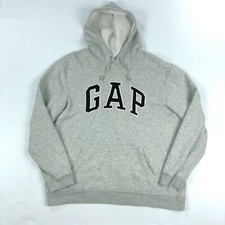 Moletom com capuz masculino GAP Arch logotipo XL cinza claro Y2K comprar usado  Enviando para Brazil