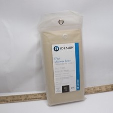 Usado, Forro de cortina de chuveiro iDesign vinil PEVA duplo visível 72" X 72"  comprar usado  Enviando para Brazil