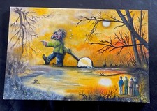 Surreales gemälde öl gebraucht kaufen  Herbertingen