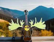 Pin de guitarra MINNEAPOLIS 🎸 Hard Rock Cafe MOOSE HEAD FREESTYLE SERIES RARO comprar usado  Enviando para Brazil