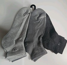 Meias masculinas Calvin Klein almofada corte quarto, cinza, pacote com 6, usado comprar usado Meias masculinas Calvin Klein almofada corte quarto, cinza, pacote com 6, usado comprar usado  Enviando para Brazil